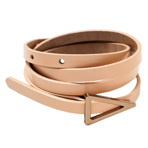 Metal Buckle Leather Belt