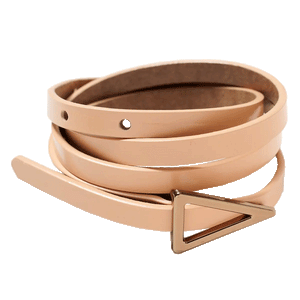 Metal Buckle Leather Belt