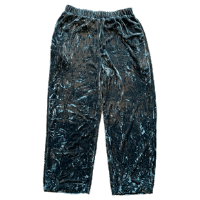 Straight Leg Velvet Pants