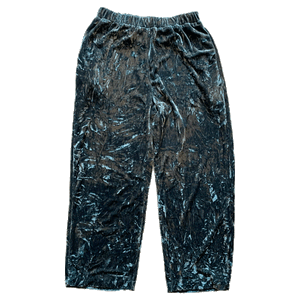 Straight Leg Velvet Pants