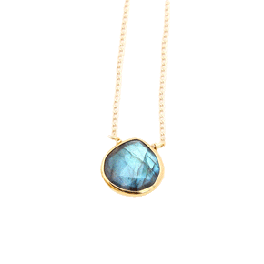 Labradorite Teardrop Necklace