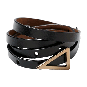 Metal Buckle Leather Belt