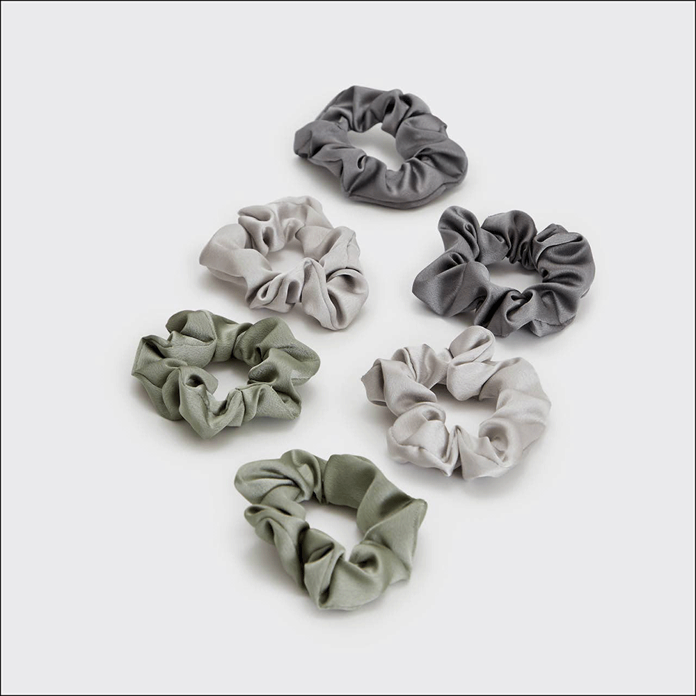 Holiday Satin Scrunchies