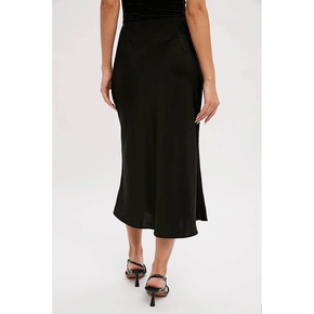 Satin Midi Skirt