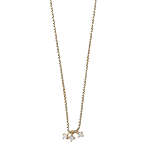 Dainty Opal Charm Necklace