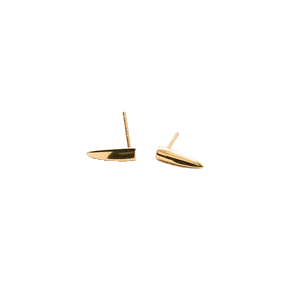 Gold Claw Stud Earrings