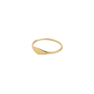 Gold Mini Signet Ring