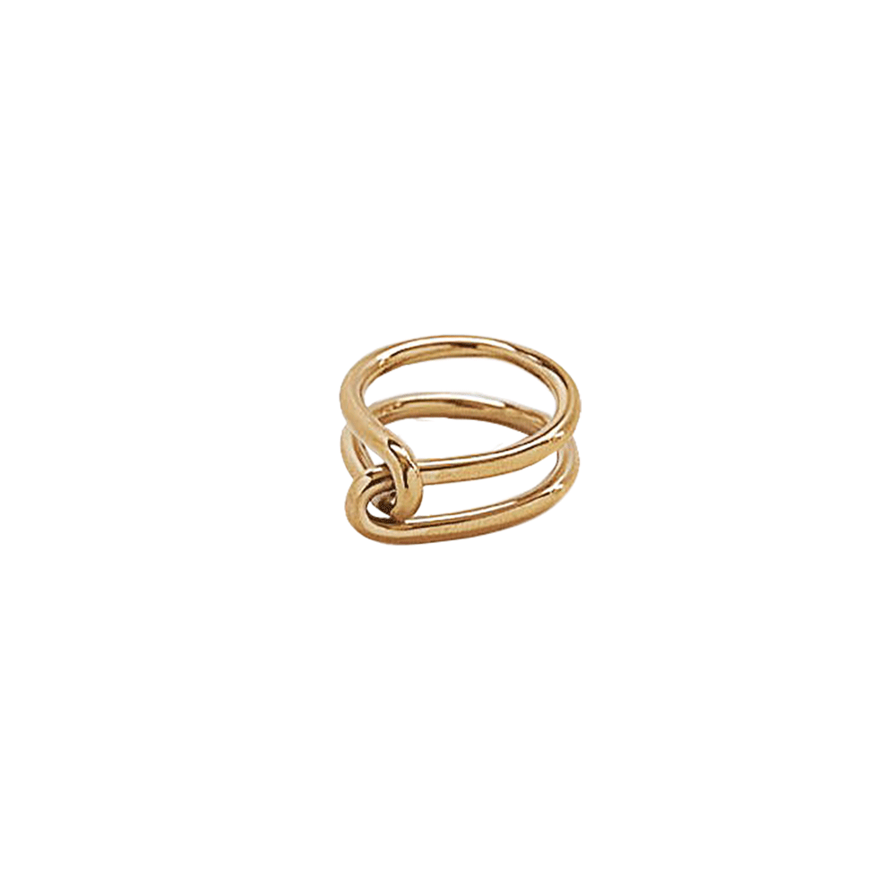 Gold Double Knot Ring