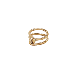 Gold Double Knot Ring