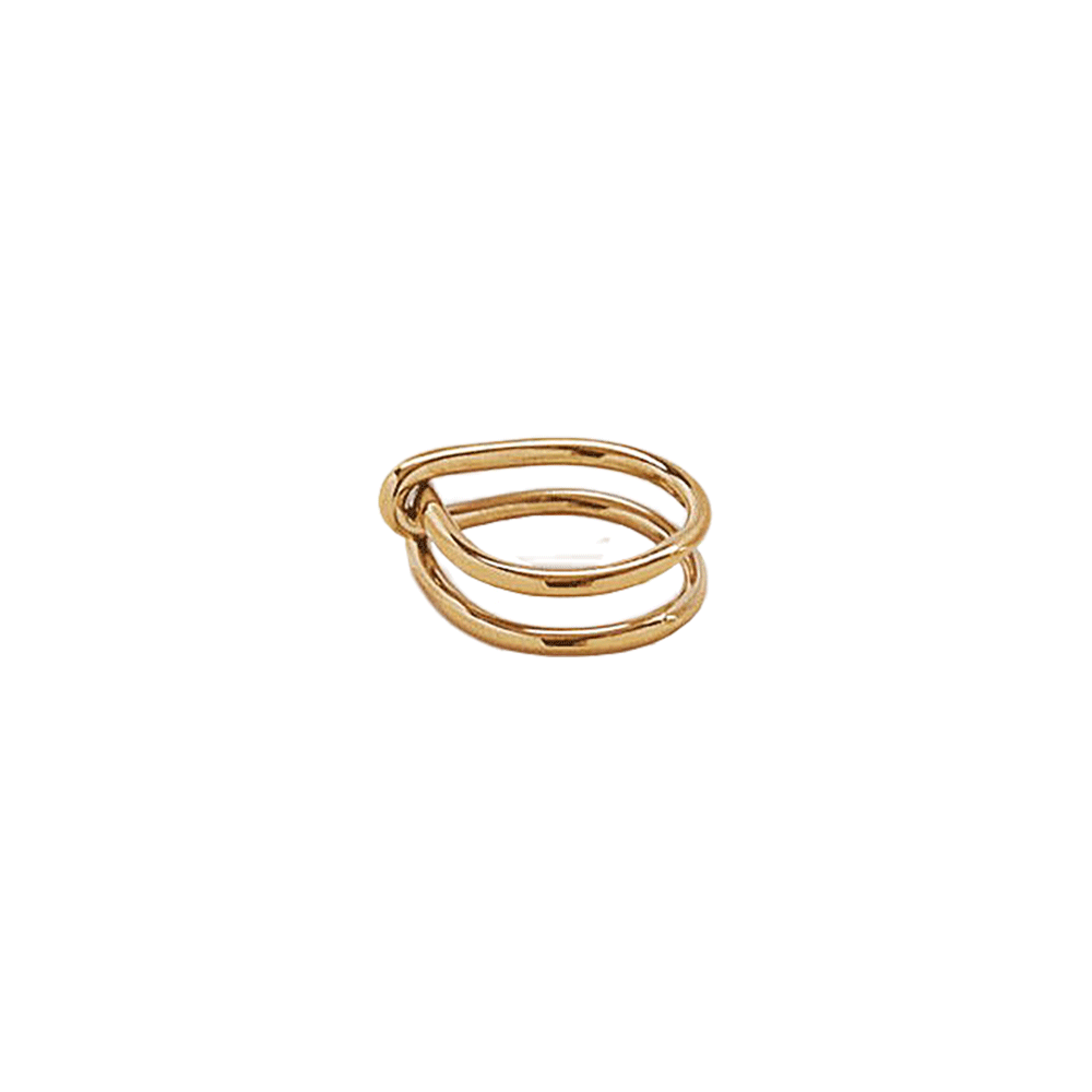 Gold Double Knot Ring
