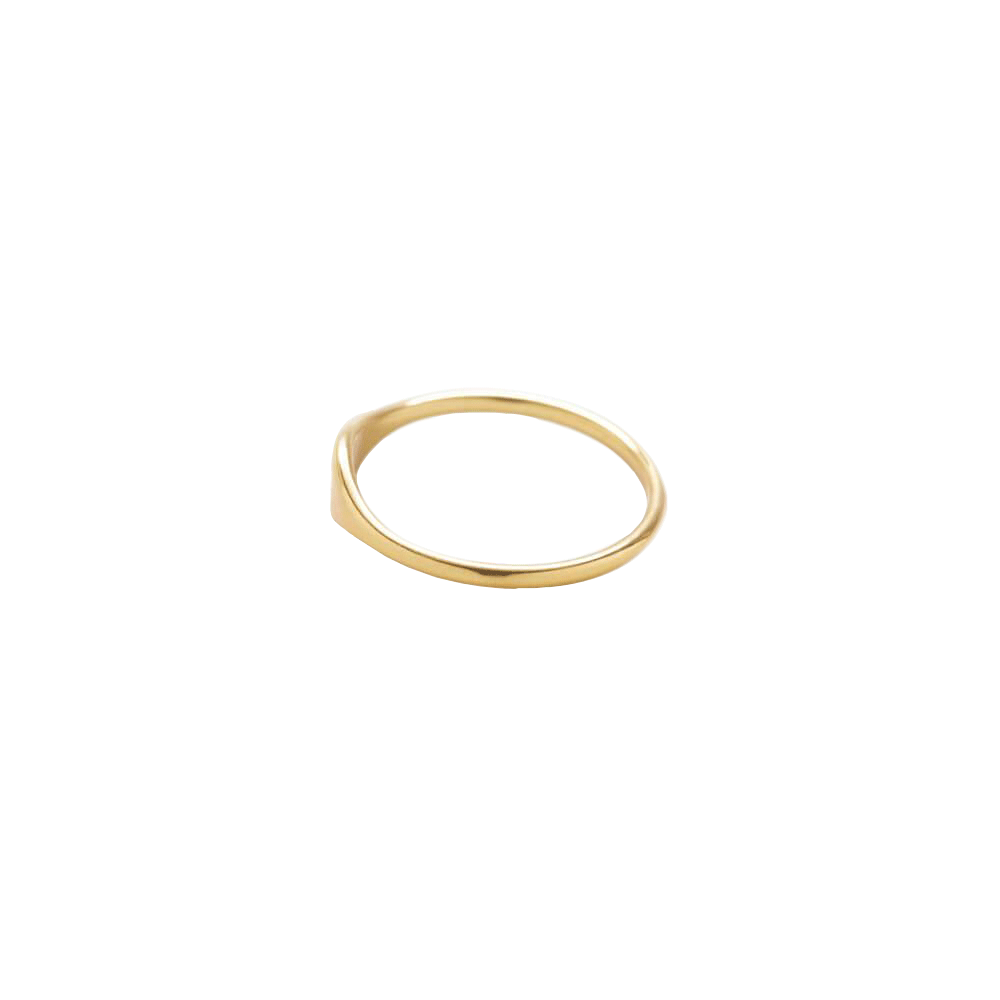 Gold Mini Signet Ring