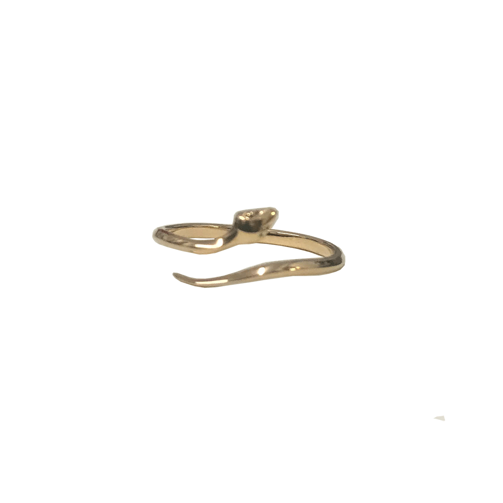 Simple Adjustable Snake Ring