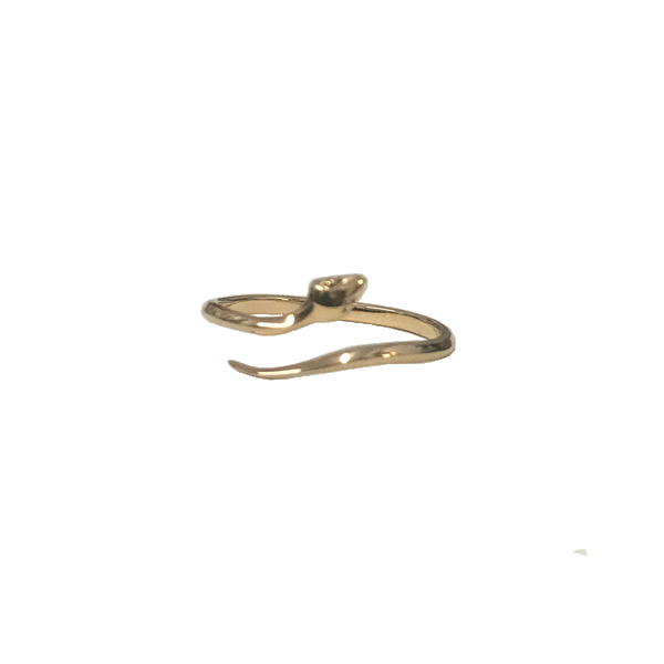Simple Adjustable Snake Ring