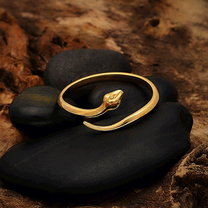 Simple Adjustable Snake Ring