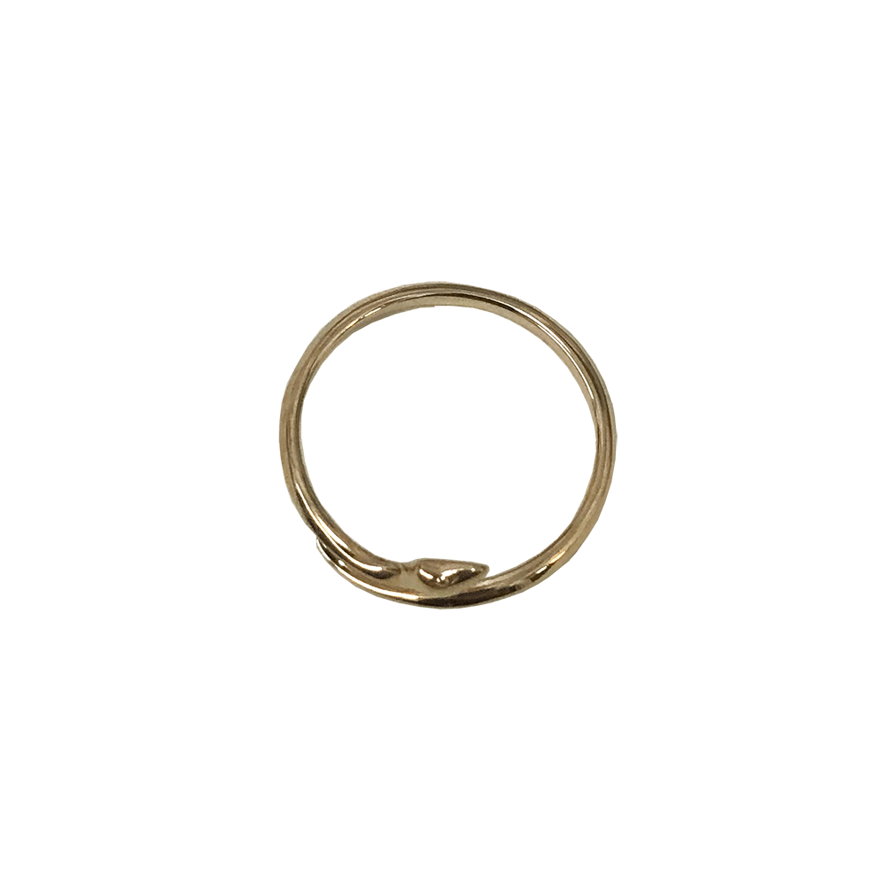 Simple Adjustable Snake Ring