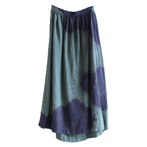 Camo Linen Skirt
