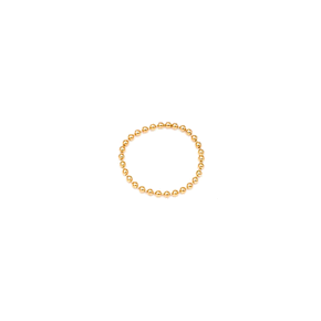 Gold Filled Ball Chain Ring, May Martin, Line & Label, Woman Owned Business