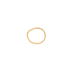 Gold Filled Ball Chain Ring, May Martin, Line & Label, Woman Owned Business