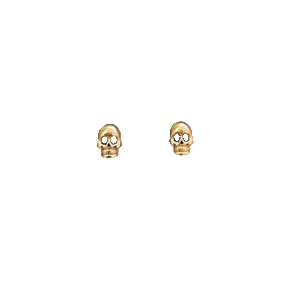 Skull Post Earrings