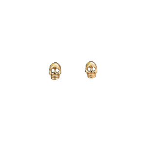 Skull Post Earrings