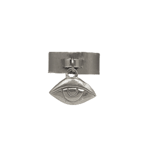 Silver Eye Charm Ring