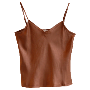 Raw Edge Satin Tank