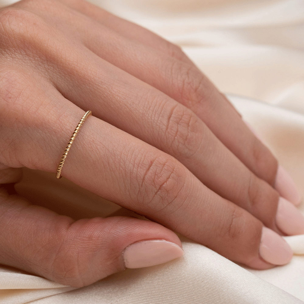 Twist Stacker Ring