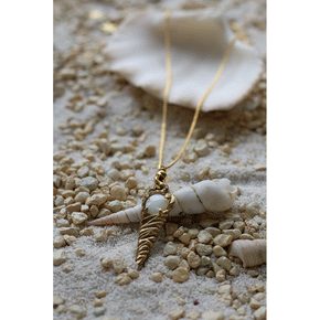 Twisted Brass Pendant