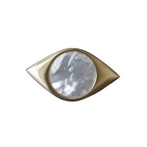 Pearl Moon Eye Ring