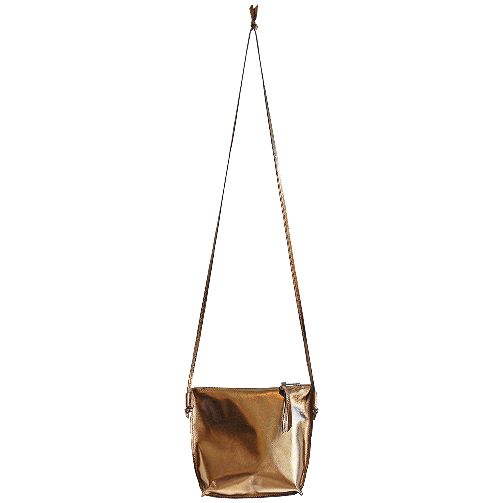 Diana Crossbody Bag in Metallic Bronze
