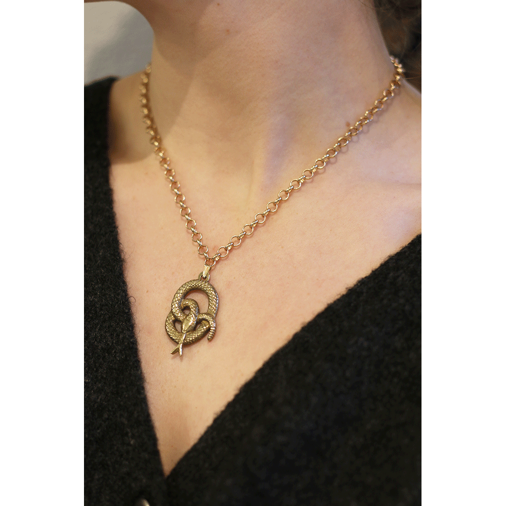 Serpentine Charm Necklace
