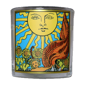 Sun Tarot Candle