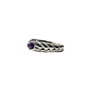 Braided Amethyst Ring