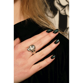 Le Crâne Skull Ring in Silver