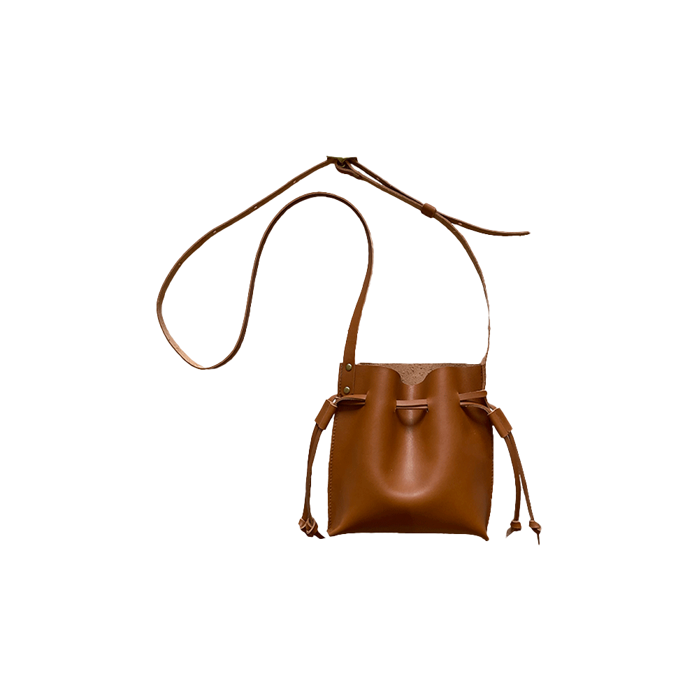 Cognac bucket outlet bag