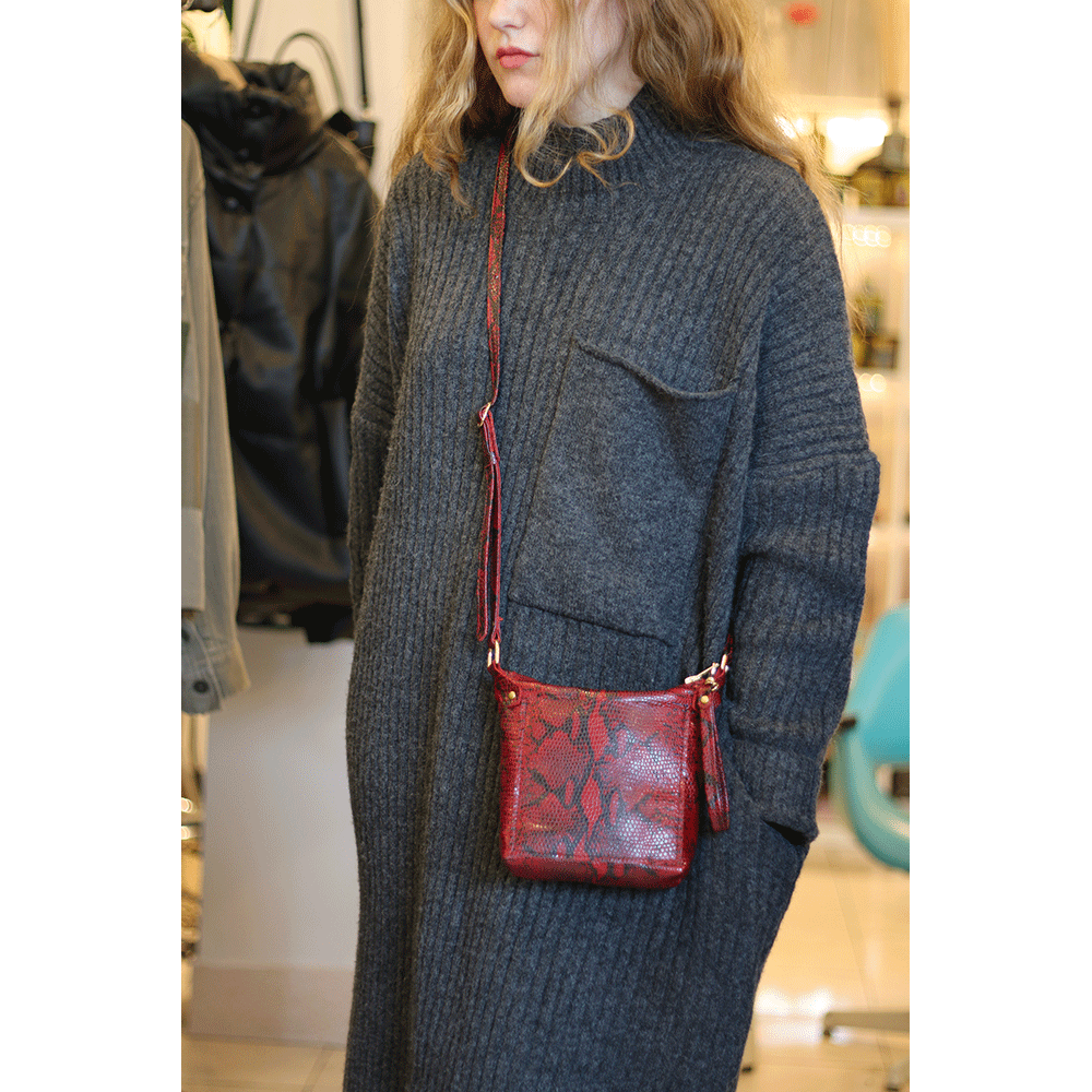 Ivy Crossbody Mini Bag in Poison
