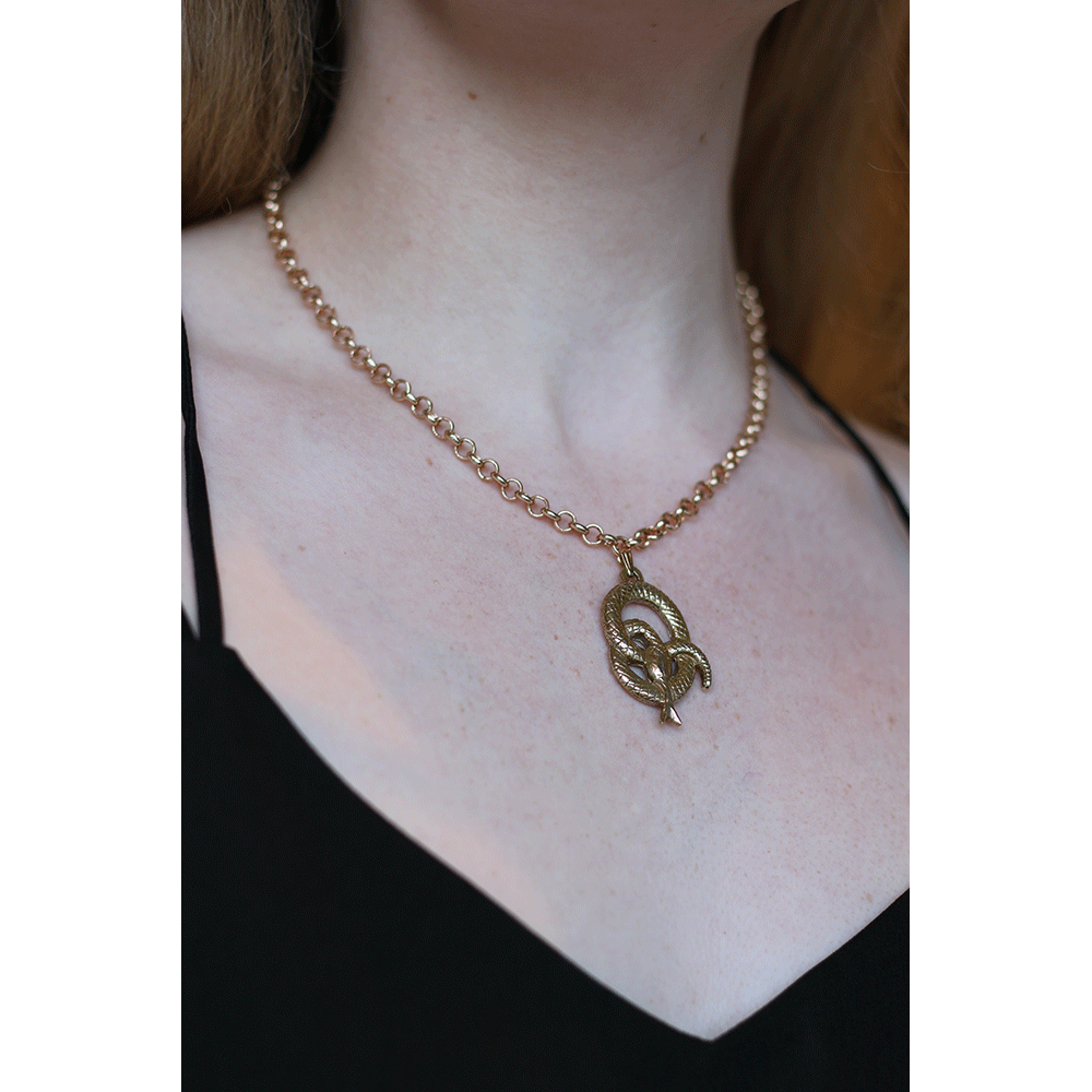 Serpentine Charm Necklace