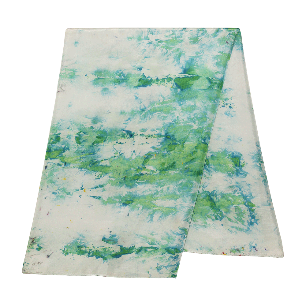 Ice Dyed Silk Scarf