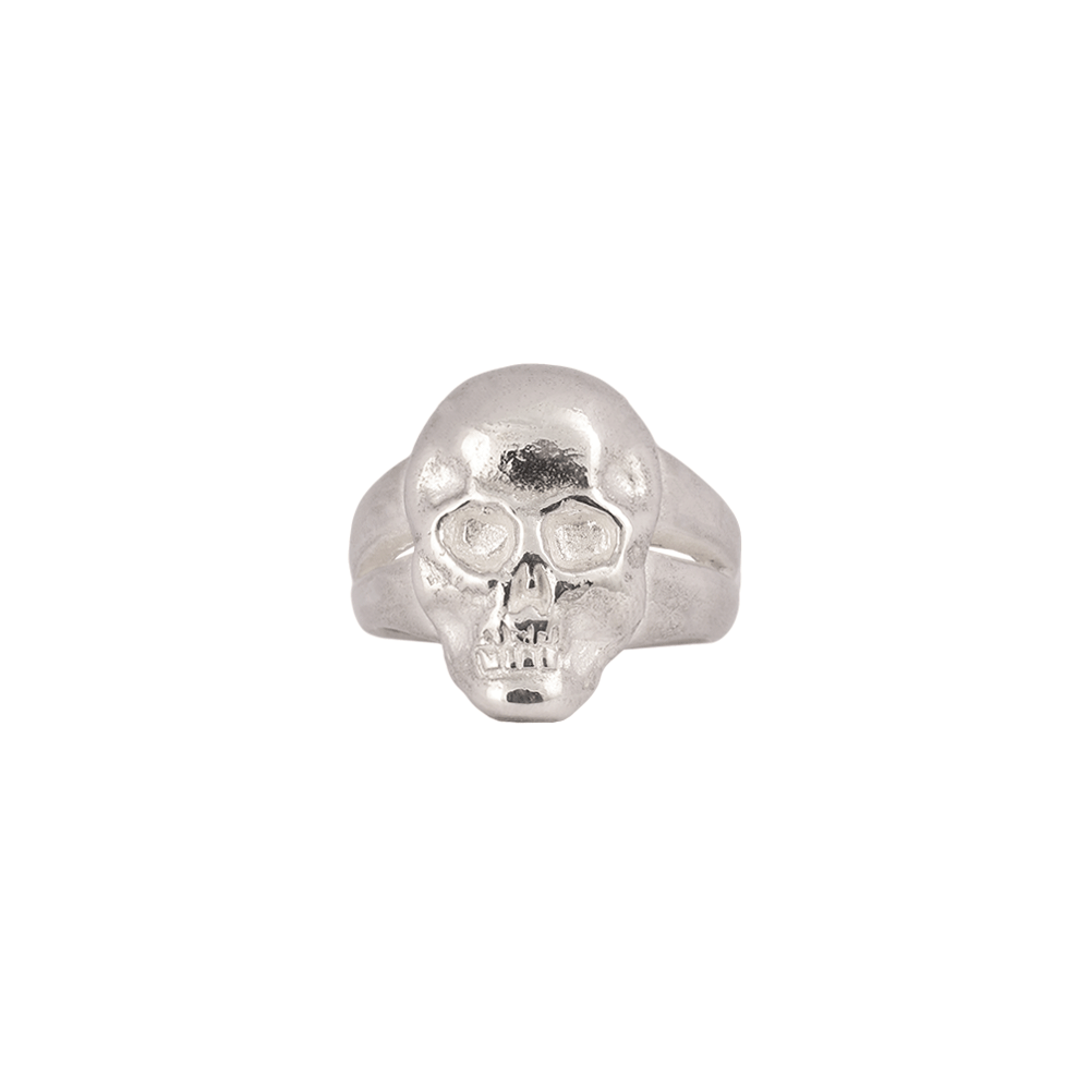 Le Crâne Skull Ring in Silver