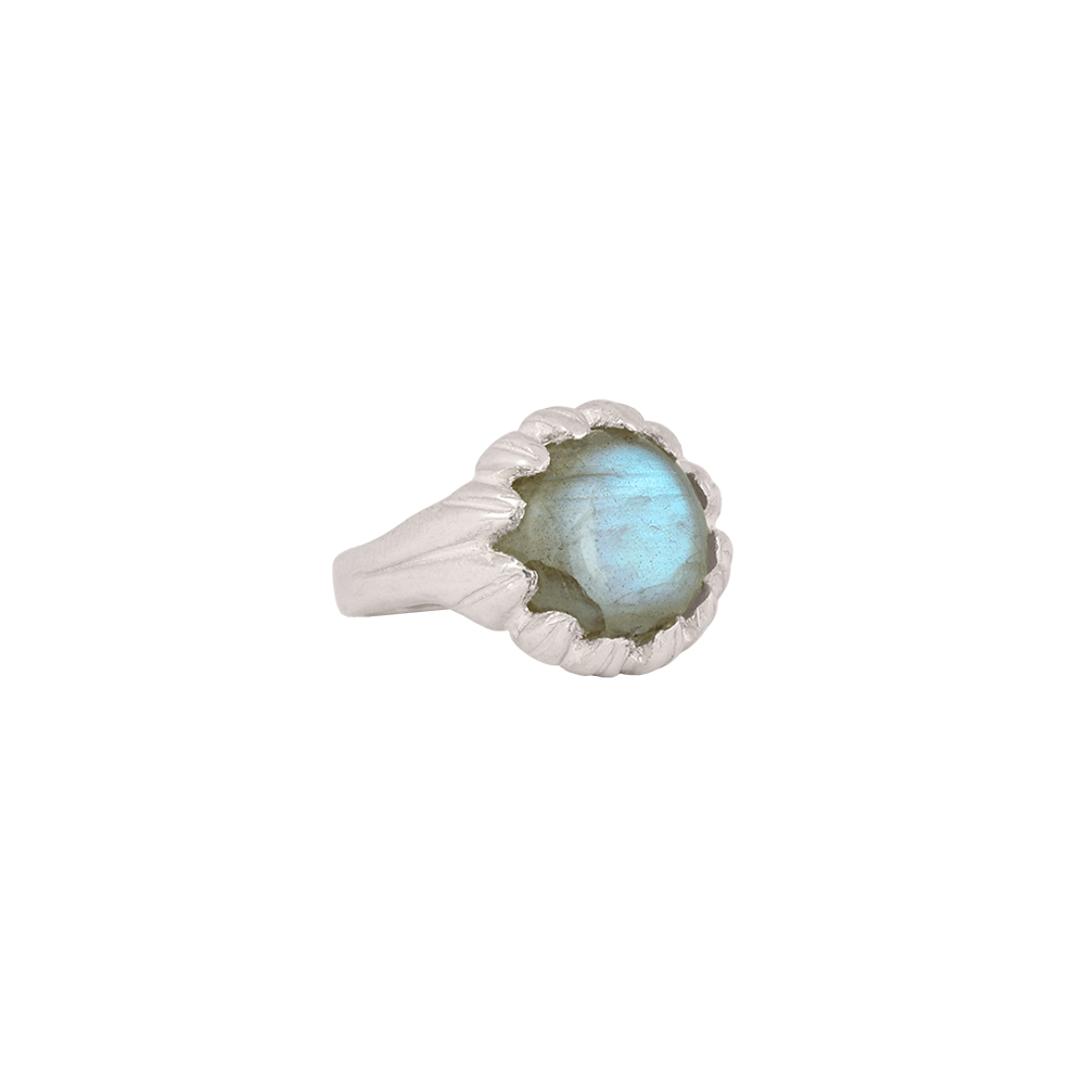 La Fleur Labradorite Ring in Silver