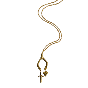 Wishbone Charm Necklace