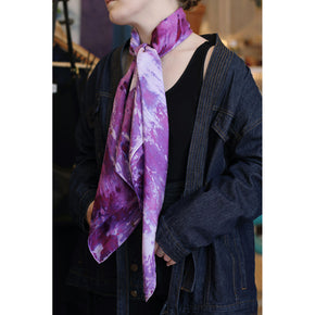 Ice Dyed Silk Scarf