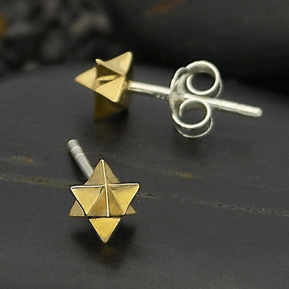 Merkaba Star Studs