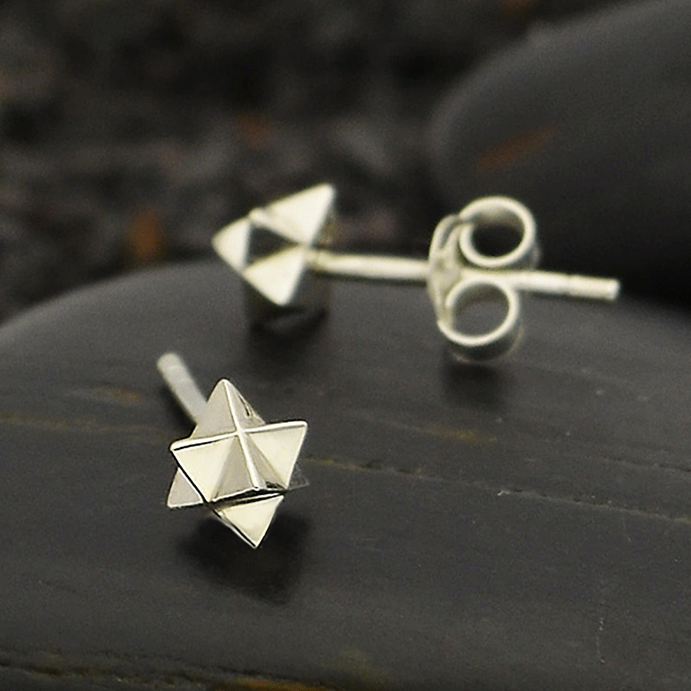 Merkaba Star Studs
