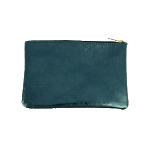 Metallic Leather Pouches