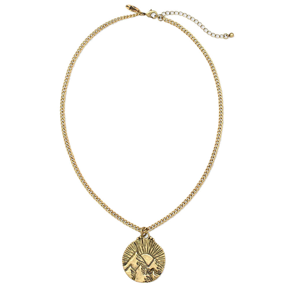 Sun & Mountain Pendant