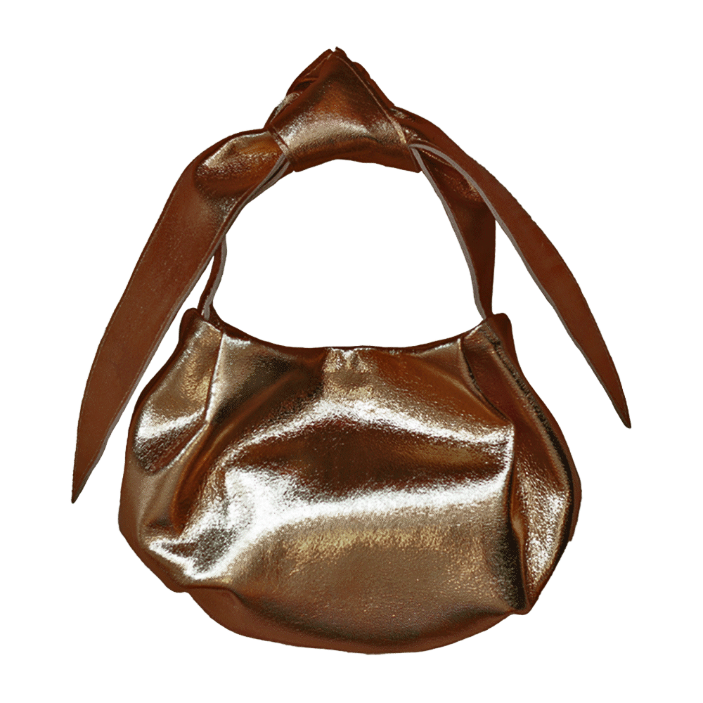 Natalie Mini Bag in Metallic Bronze