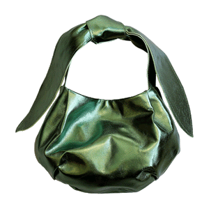 Natalie Mini Bag in Metallic Olive