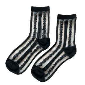 Sheer Crew Socks
