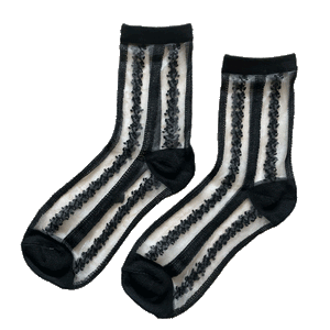 Sheer Crew Socks